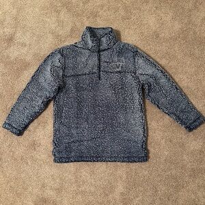Villanova Blue Sherpa Pullover